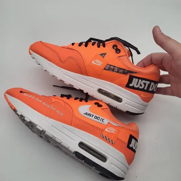 Nike Women's Air Max 1LX Just Do It Orange/White Dunk Force 1 Plus SZ 7 - Picture 7 of 12